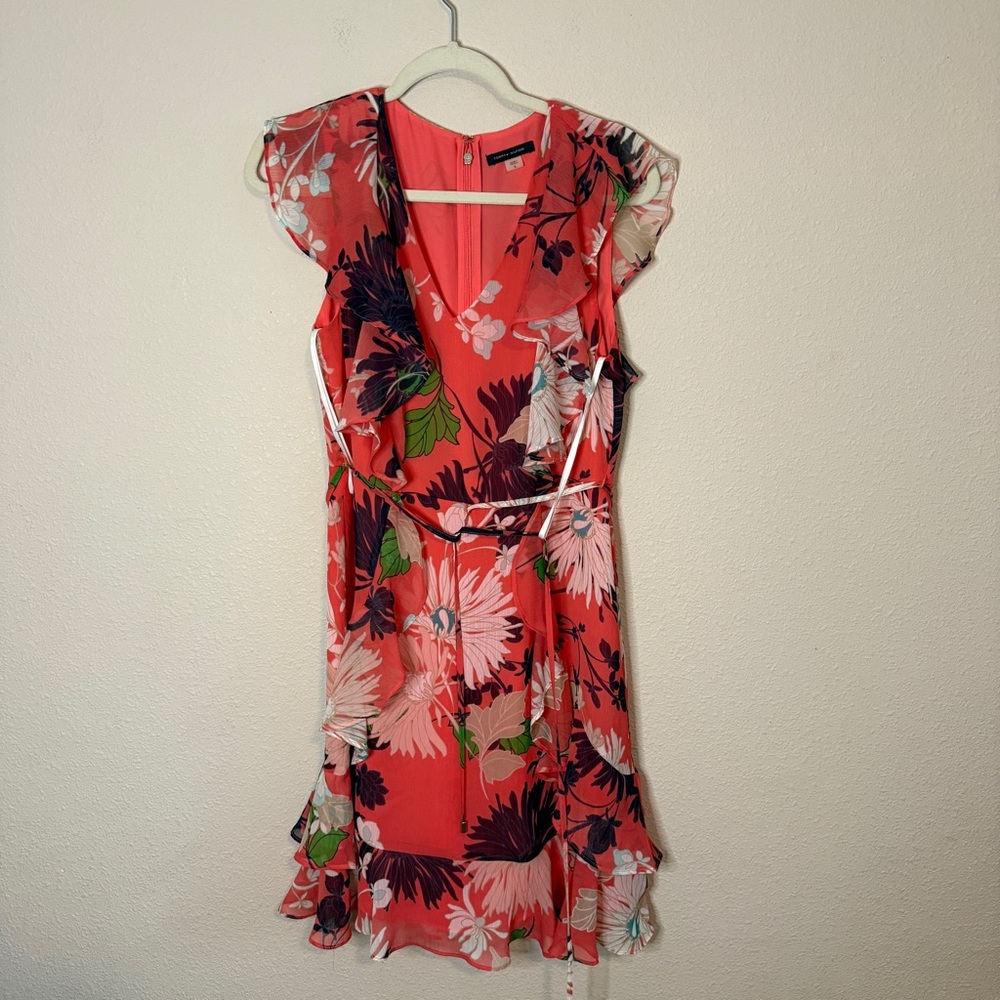 Tommy Hilfiger Red Floral Mini Dress